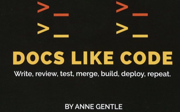 book cover for Ann Gentle's Docs like Code