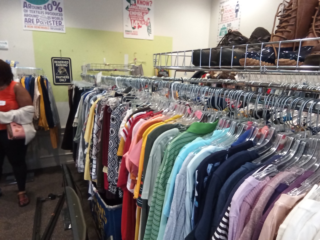 Thrift store on University of Pittsburgh's campus.